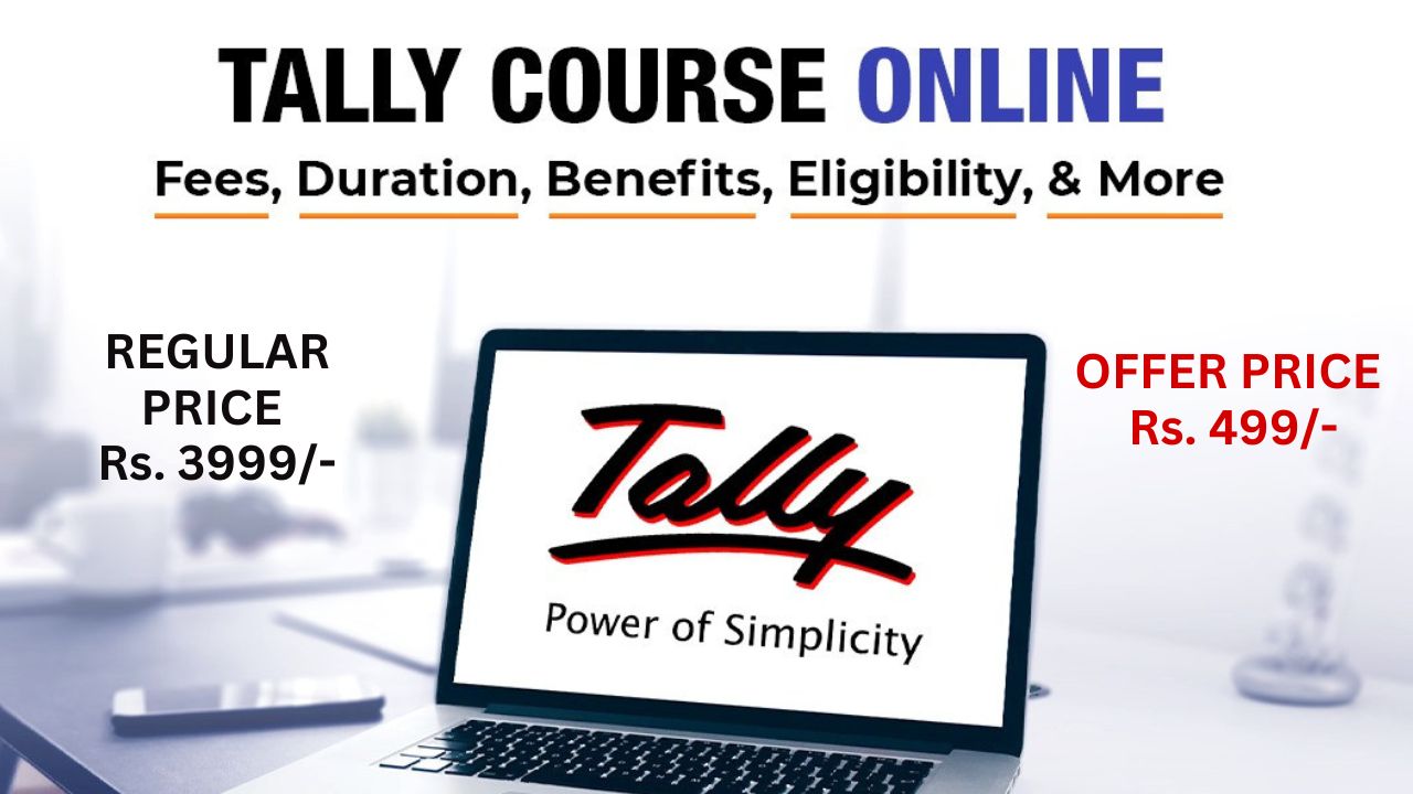 Tally Accounting with GST Course: Master GST Accounting & Taxation