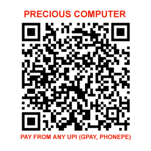 PRECIOUS COMPUTER BANK ACCOUNT QR 