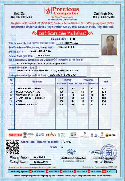 Certificate Issued