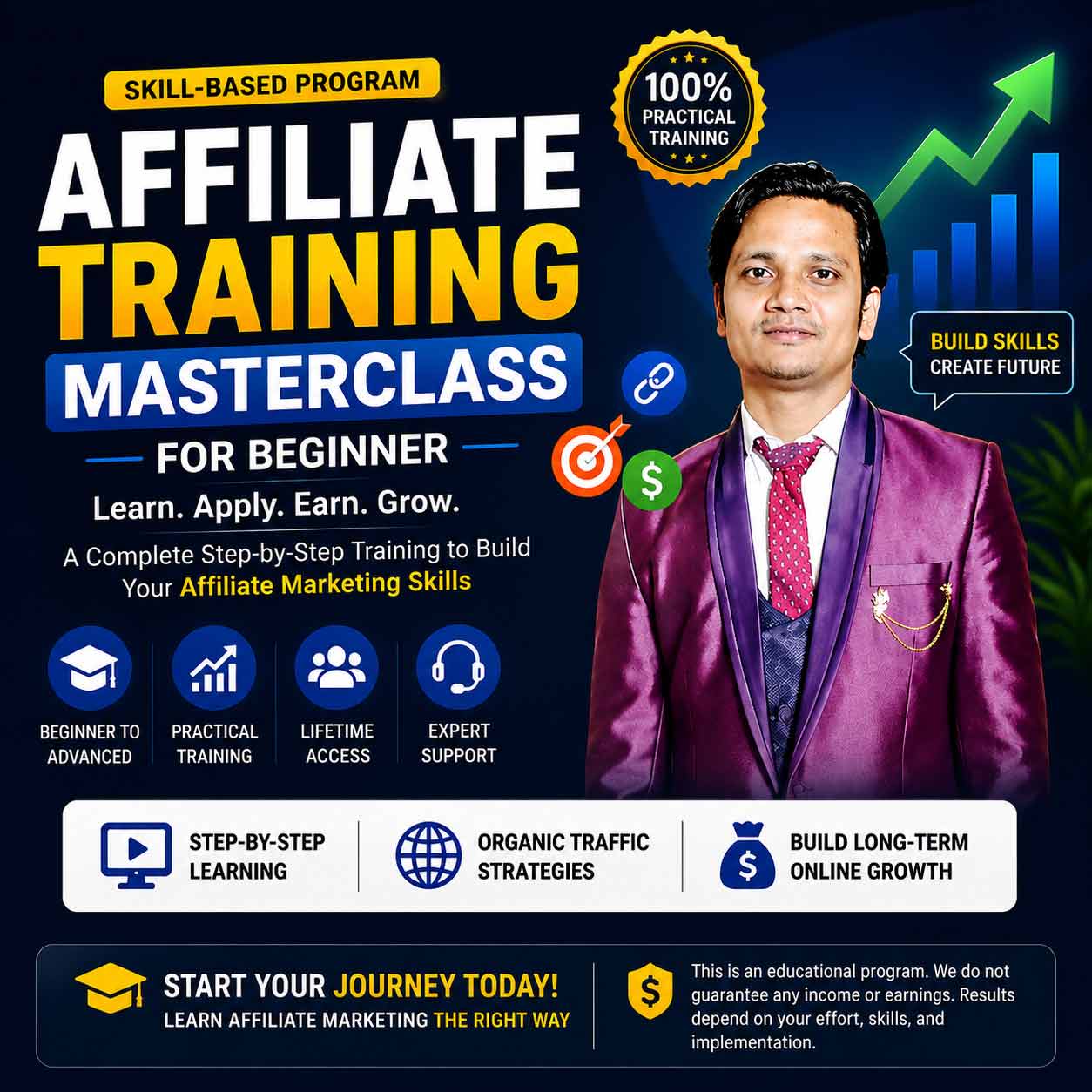 affiliate training masterclass for beginner
