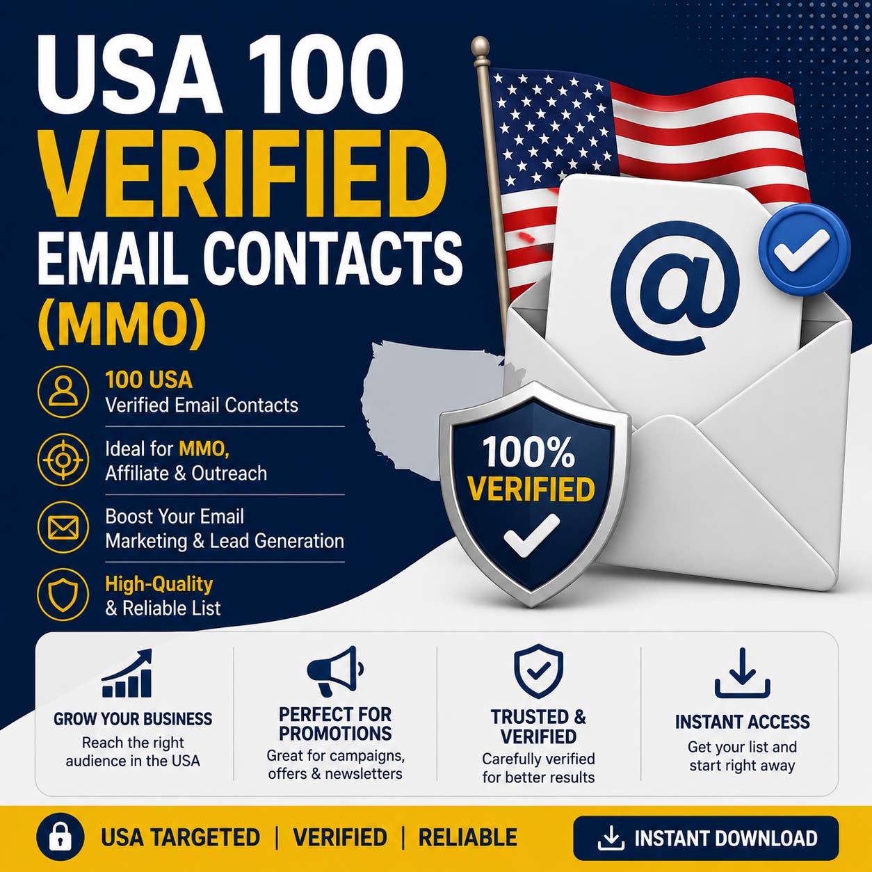 USA Verified Email List (MMO)